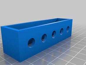 my customized banana socket bench electronics 3d print model - Mito3D