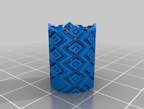 striped diamonds 3d printing 3d print model - Mito3D