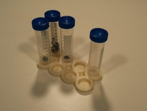 50 ml tube à centrifuger de la base support l'organisation laboratoire 3d print model - Mito3D