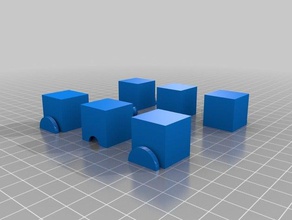makerbottable 3x2x1 rubiks cube v5 - Spielzeug Spiel Zubehör openscad puzzle 3d print model - Mito3D