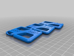 ABD şişe açacağı 6 paketi mutfak yemek özelleştirilmiş 3d print model - Mito3D