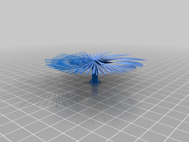 il mio super personalizzate fiori drooloop fiori-campione arte 3D print model - Mito3D