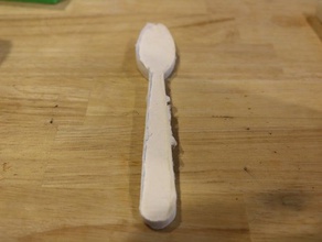 tea spoon molded pulp 3d printing mould 3d print model - Mito3D