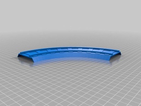 curved track geotrax like construction toys 3d print model - Mito3D