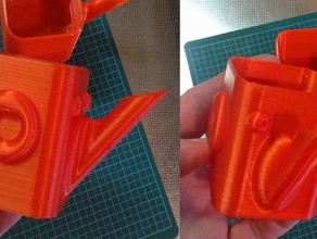 elefante de la copa del caño los hogares 3d pla supportless tantillus juguete útil 3d print model - Mito3D