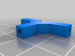 geometrische Anschluss Bambus 3d drucken 3d print model - Mito3D
