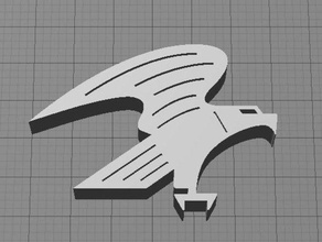eagle animals american bird 3d print model - Mito3D