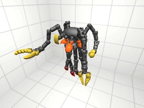 droid zero construction toys creation modio 3d print model - Mito3D