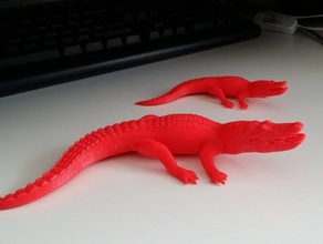 l'alligator les animaux de compagnie alligator animal 3d print model - Mito3D