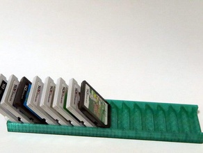 nintendo ds oyun kartı tutucu görünümüdür video oyunlar 3d print model - Mito3D
