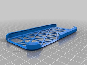 triangolo blu il caso di iphone 5 mobile personalizzato 3d print model - Mito3D