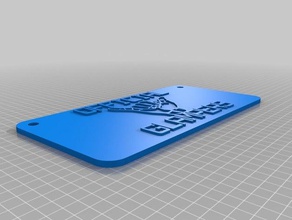 officiel glampers signe des signes les logos personnalisé 3d print model - Mito3D