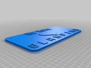 we love glamping signs logos customized 3d print model - Mito3D