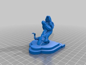 montato trex 3d la stampa i test anila animale giordania trofeo italiano terra 3d print model - Mito3D