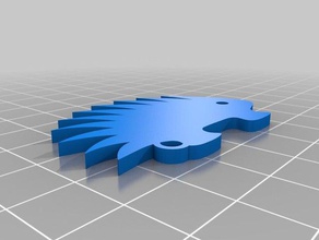 kirpi Anahtarlık porcfest logo hayvan küçük spike sivri spikey 3d print model - Mito3D