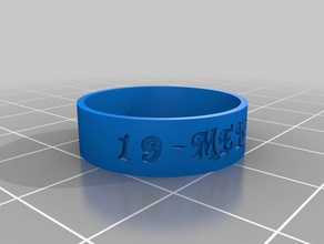 meld 4 rings customized 3d print model - Mito3D