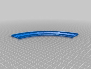 curva de la pista simplificado inspiración construcción los juguetes geotrax rail tren 3d print model - Mito3D