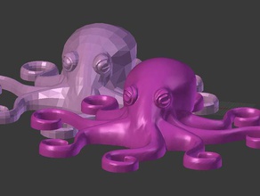 octopus resculpt Skulpturen 3d print model - Mito3D
