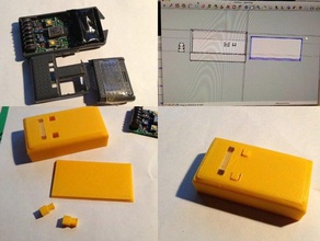 garagem caixa de controlo remoto substituição partes 3d print model - Mito3D
