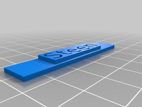 tristan steen 062514 other nameplate 3d print model - Mito3D