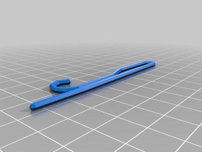 dianas customized power hair clip accessories 3d print model - Mito3D