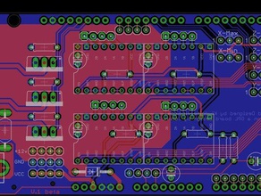 arduino mega shield pololu stepper drivers other a4983 allegro eagle electronics pcb reprap 3d print model - Mito3D