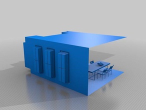 Sammlung Häuser Gebäude Strukturen architektonische Architektur lernen in 3d Schule student 3d print model - Mito3D
