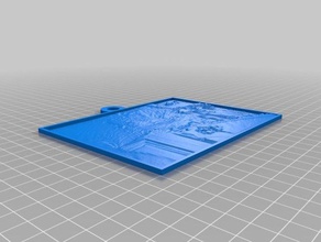 bellamy personnalisé lithopane 2d l'art 3d print model - Mito3D