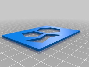 Vorlage der organischen Chemie lernen Stuhl Entwurf hexagon pentagon 3d print model - Mito3D