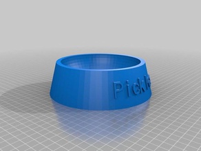 pickles bowl pets customized 3d print model - Mito3D