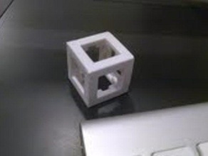 cube use snap-on sides dice block die experiment toy 3d print model - Mito3D