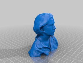 bust without spheres people 3d print model - Mito3D
