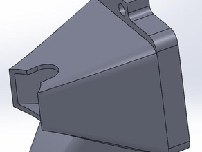 lulzbot taz ventilador duplo duto 3d a impressora partes alephobjects do taz3 3d print model - Mito3D