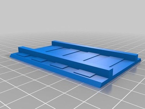 courte piste simplifié inspiré geotrax la construction les jouets le rail train 3d print model - Mito3D
