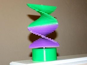 espiral de viento catcher esculturas 3d print model - Mito3D