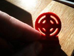 crosshairs-style sight other gun target 3d print model - Mito3D