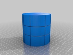 personalizzato rubiks cube barile cubo puzzle 3d print model - Mito3D