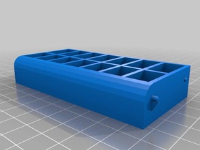 mc-323 boîte à pilules organisateur les conteneurs personnalisé 3d print model - Mito3D