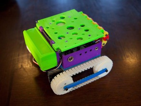 arduino book case tank tracks mod robotics 3d print model - Mito3D