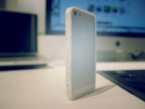 iphone 5 poutre de pare-chocs cas mobile protection rapide simple 3d print model - Mito3D