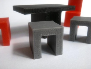 peri boy tabure dekor mobilya ev 3d print model - Mito3D
