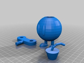 bob-omb banco 3d impressão testes bomba mario 3d print model - Mito3D