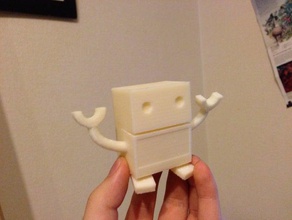 robot-kun modello i robot anime 3d print model - Mito3D