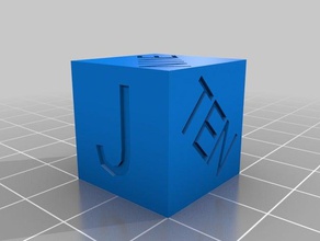 liars dice solid take 2 customized 3d print model - Mito3D
