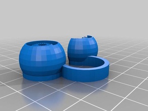 caméléon eye toy mécanique les jouets personnalisé 3d print model - Mito3D