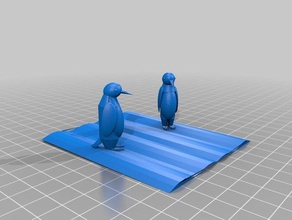 pinguino altri arte 3d print model - Mito3D