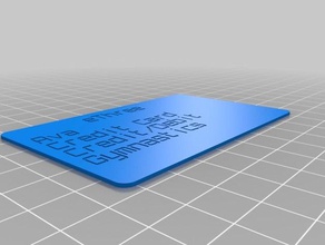 ava card organizzazione personalizzato 3d print model - Mito3D
