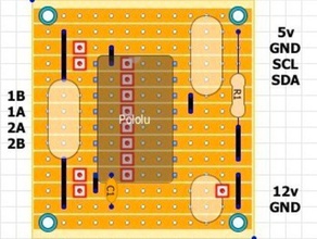 pololu extruder stripboard other electronics reprap upgrade a4983 allegro i2c part stepper 3d print model - Mito3D