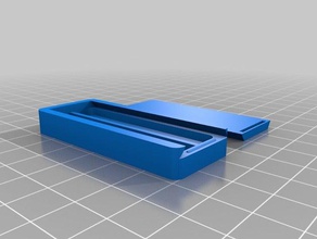 minha caixa personalizada deslizante superior contentores 3d print model - Mito3D