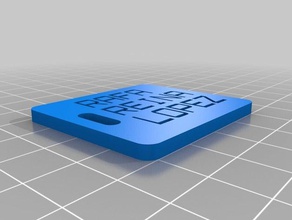 rafa reina organização personalizado 3d print model - Mito3D